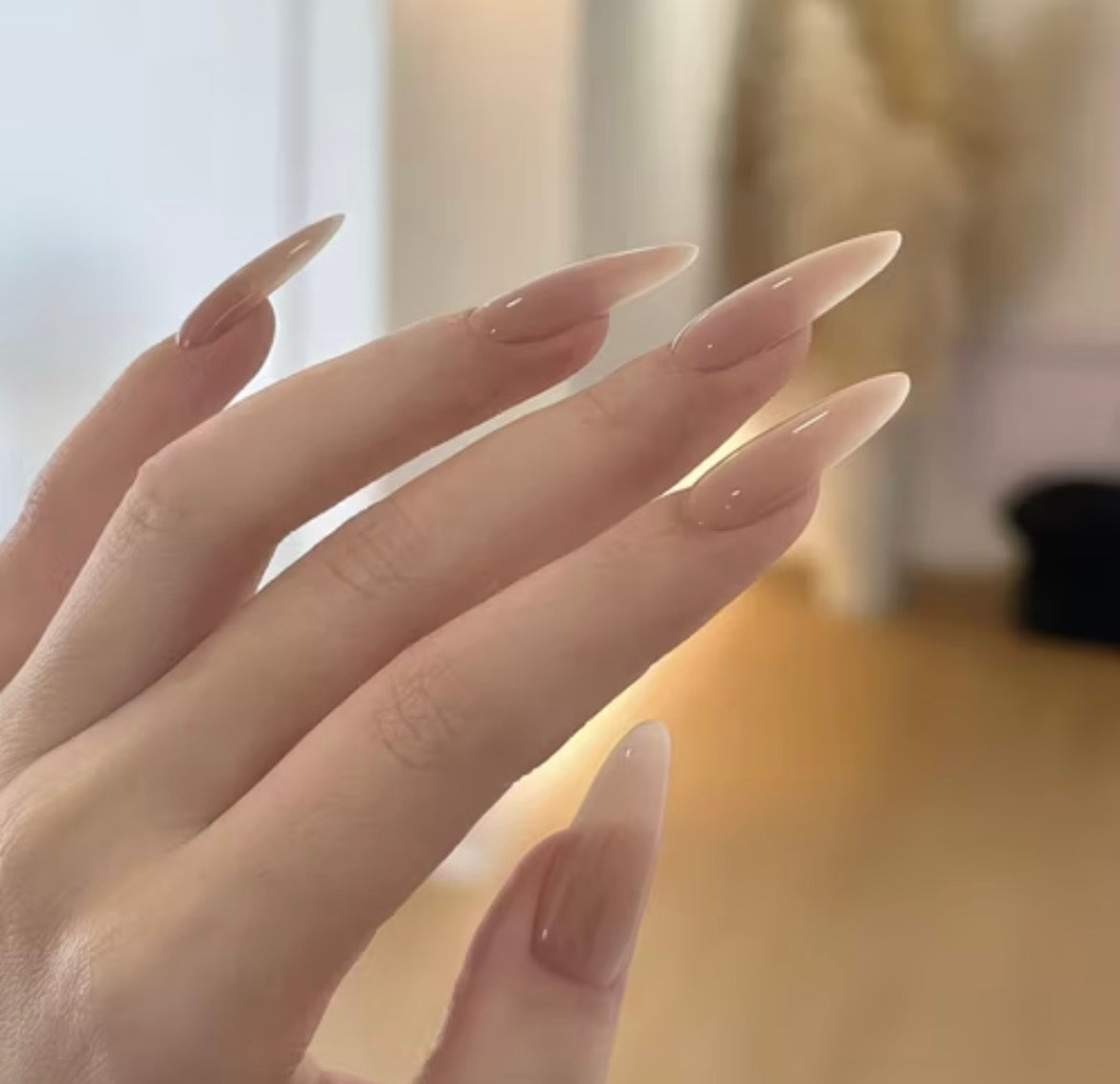 Nude Glaze Press On Nails | Quiet Luxury Sheer Nude Nails