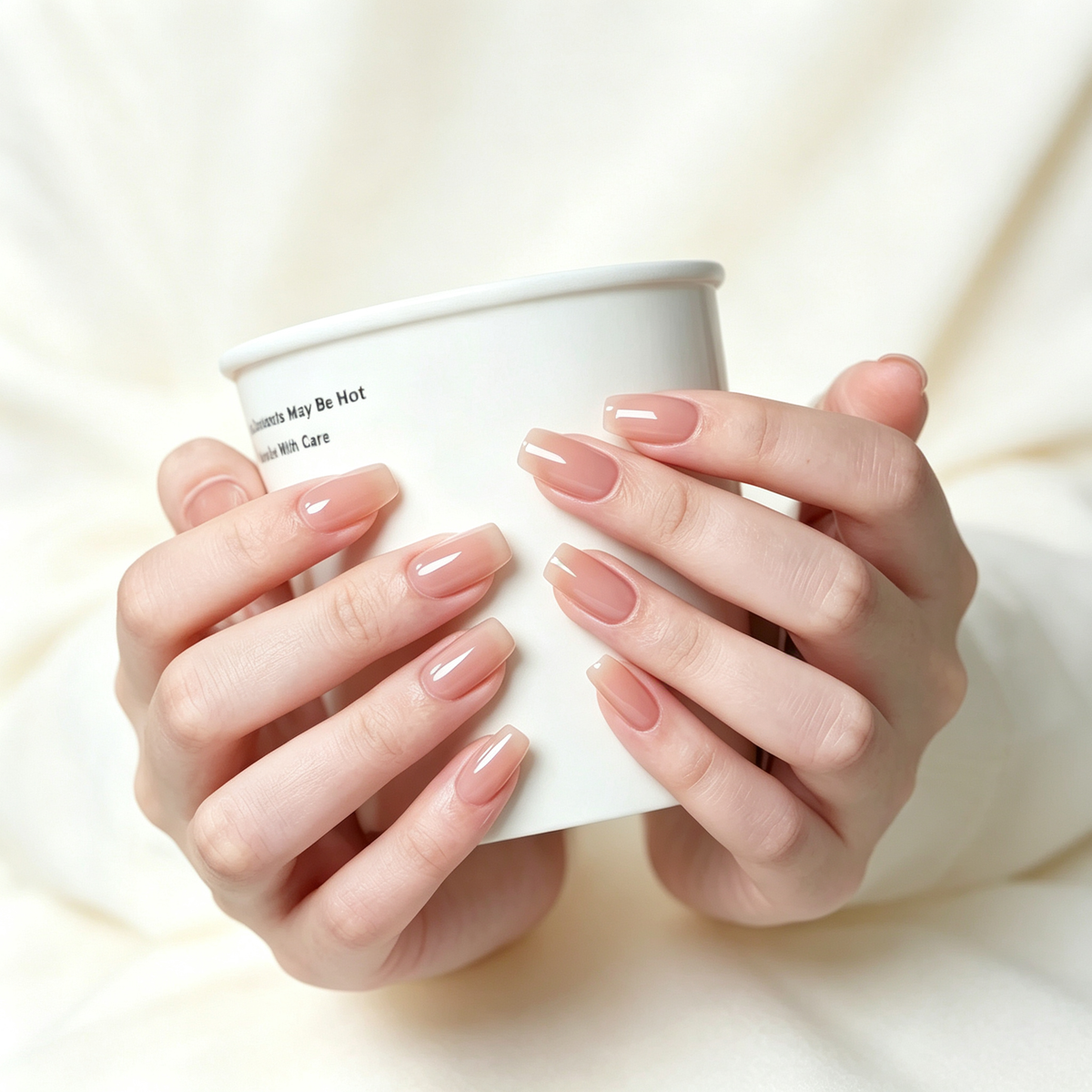 Nude Glaze Press On Nails | Quiet Luxury Sheer Nude Nails